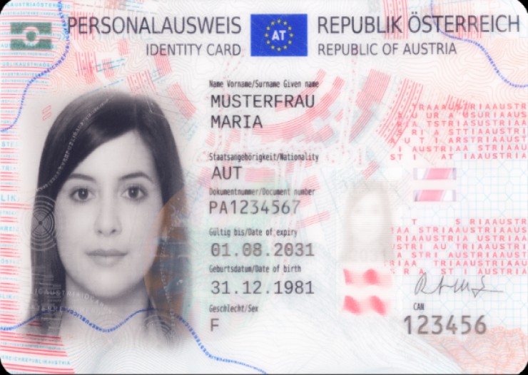 Österreichisch Personalausweis kaufen